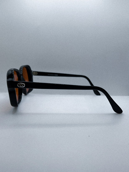 "Burnt Honey" 1980s Diplomat Sunglasses