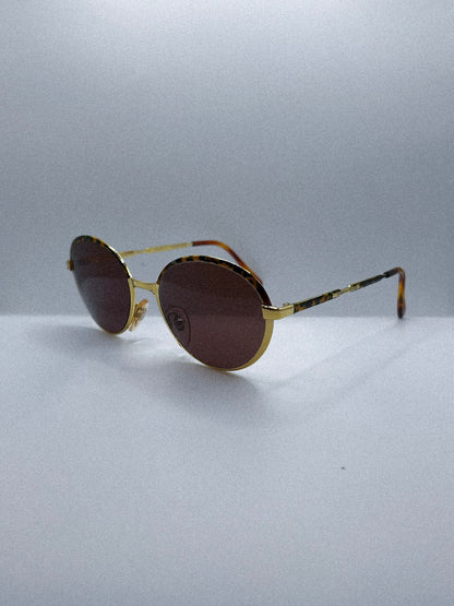 “Gilded Reverie” 1990s Mariella Burani Sunglasses