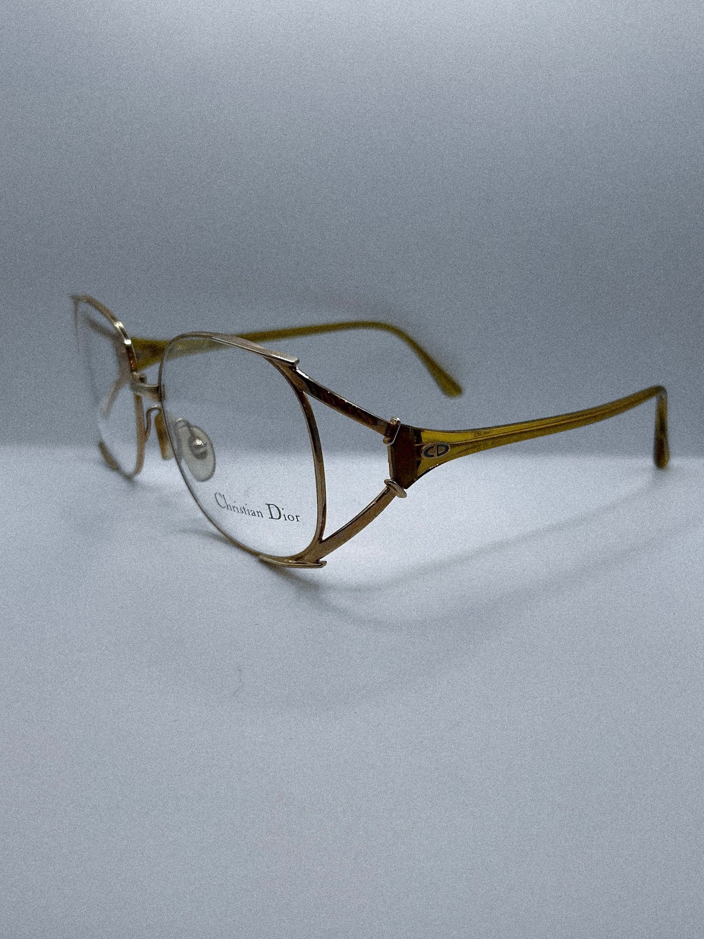 “Golden Contour” 1970s Christian Dior Eyeglasses