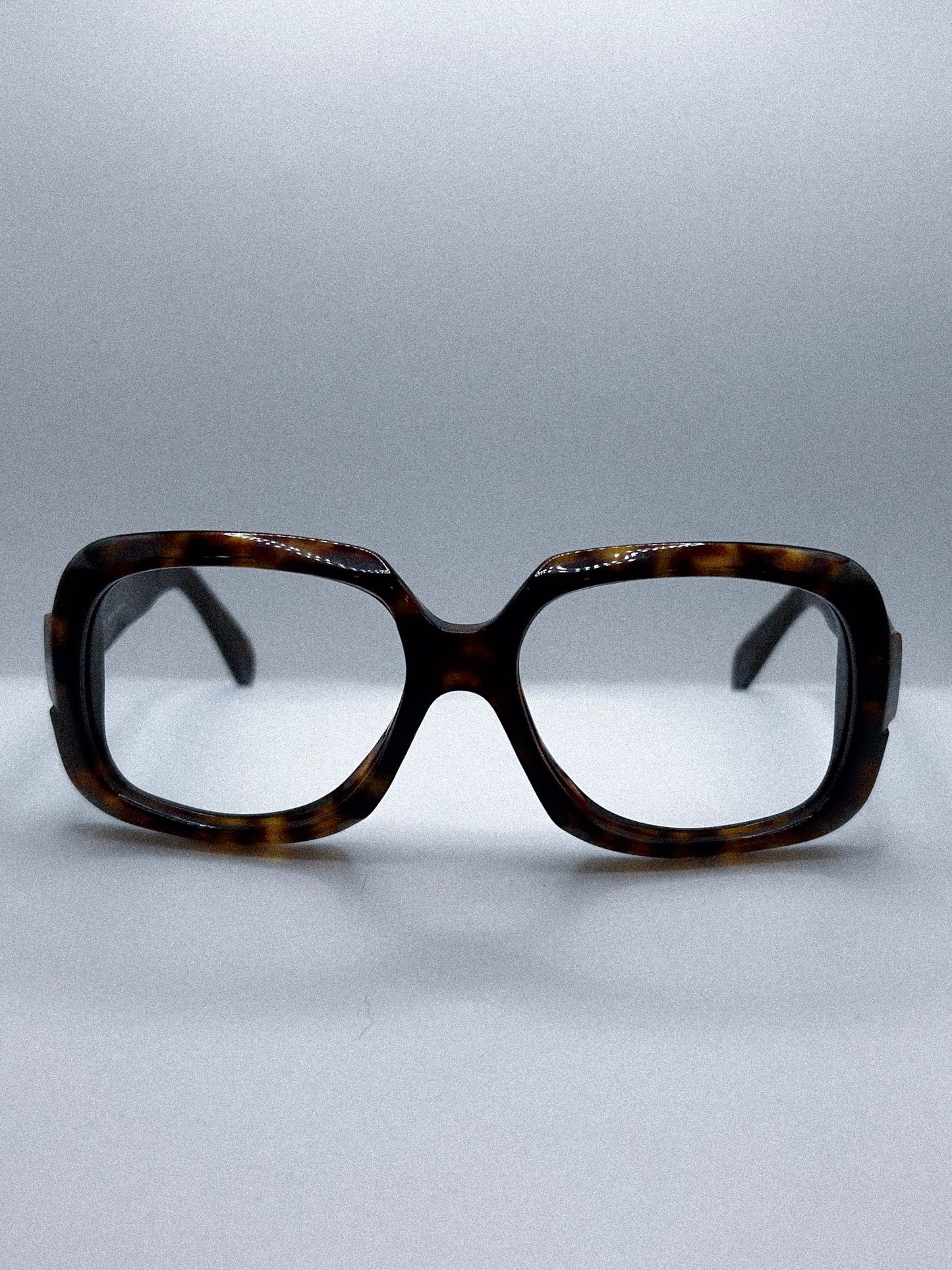 “Amber Sculpt” 1980s Silhouette Eyeglasses