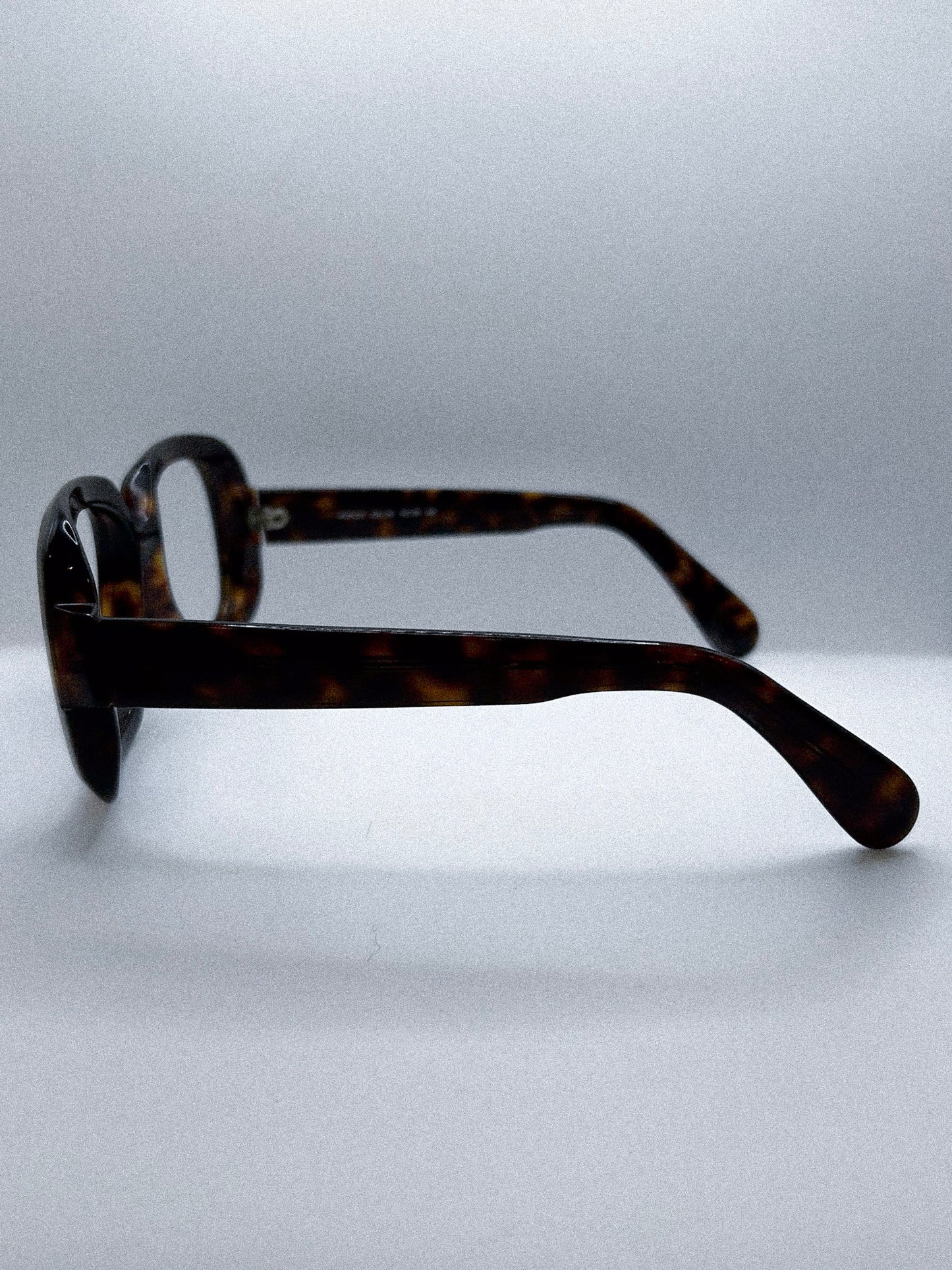 “Amber Sculpt” 1980s Silhouette Eyeglasses