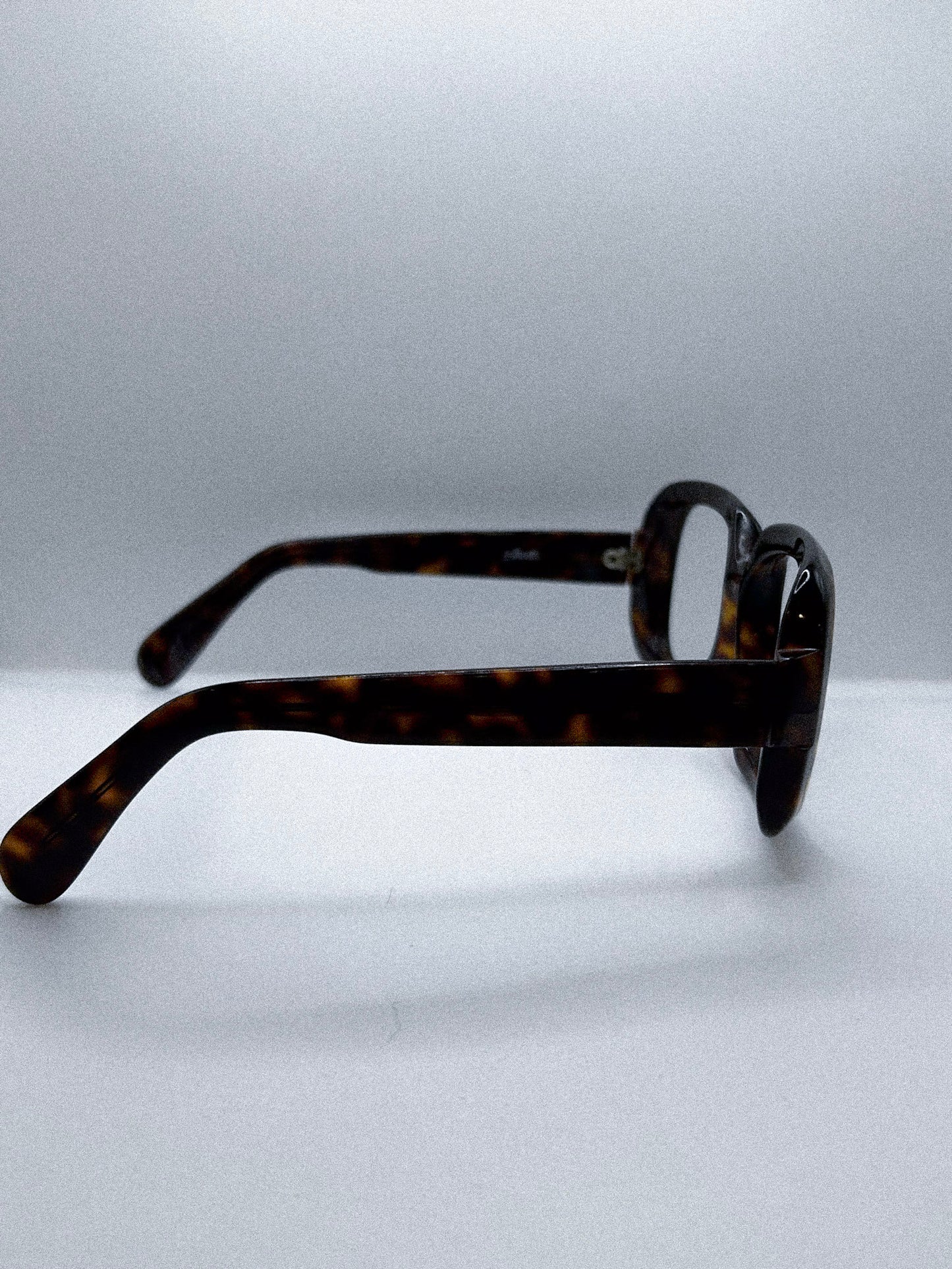 “Amber Sculpt” 1980s Silhouette Eyeglasses