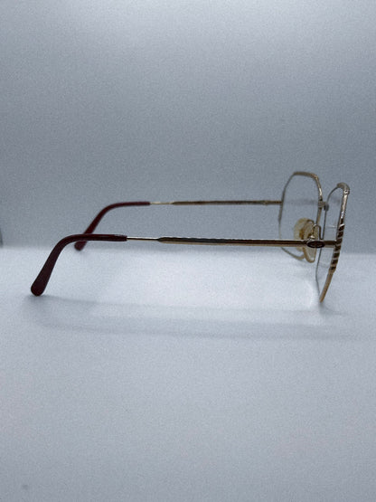 “Gilded Geometry” 1980s Dior Eyeglasses
