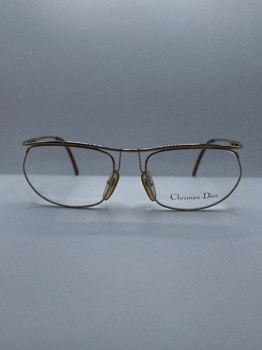 “Golden Unibrow” 1990s Dior Eyeglasses