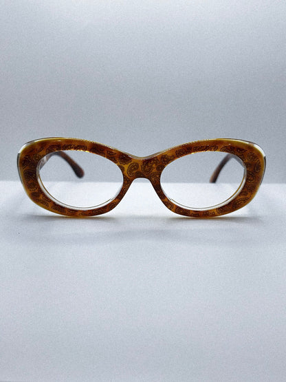 “Paisley Curve” 1990s Nouvelle Vague Eyeglasses