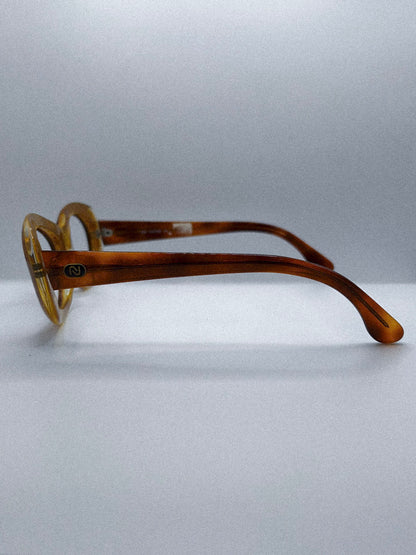 “Paisley Curve” 1990s Nouvelle Vague Eyeglasses