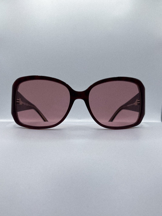 Lunettes de soleil Anne Klein AK3160 302/74 des années 1990 | Rouge