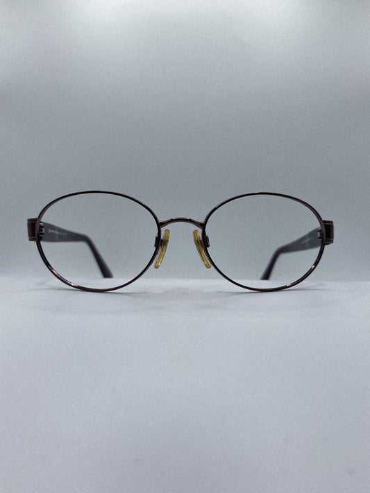 Lunettes de soleil Sergio Tacchini ST 1072-S des années 90 | Bronze/Marron