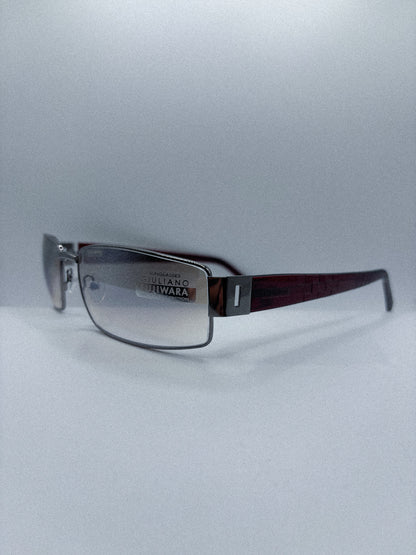 "Grey Tie Dye" 1990s Fujiwara Sunglasses