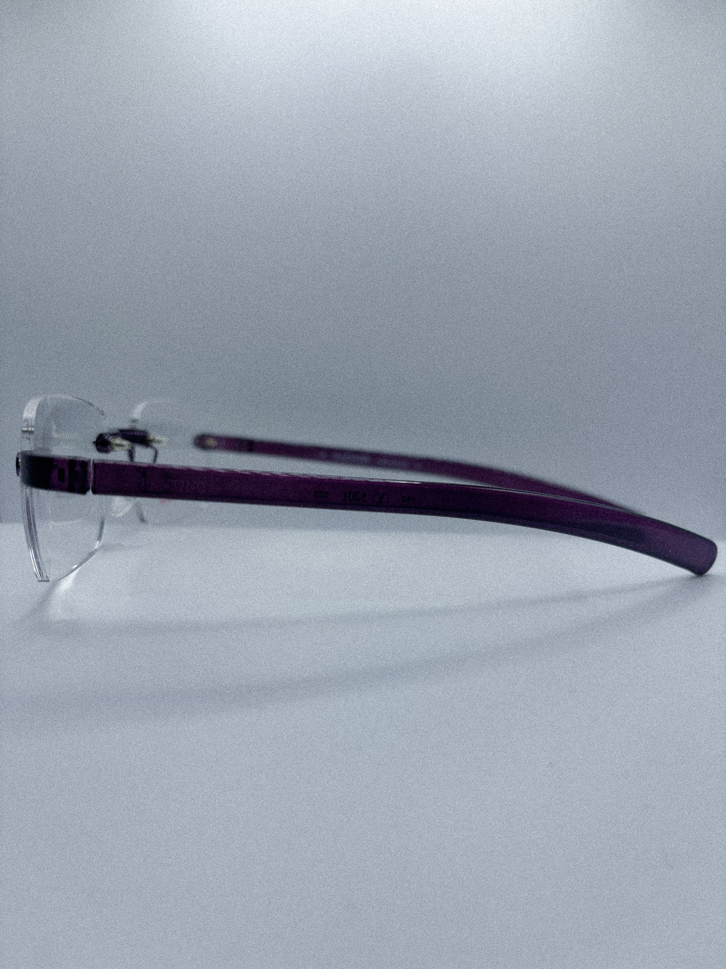 “Violet Trace” 1990s Valentino Rimless Eyeglasses
