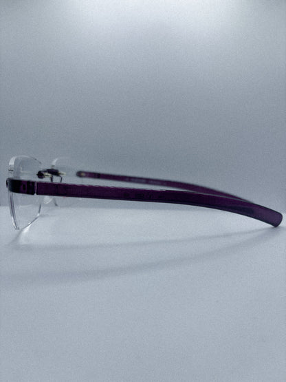 “Violet Trace” 1990s Valentino Rimless Eyeglasses