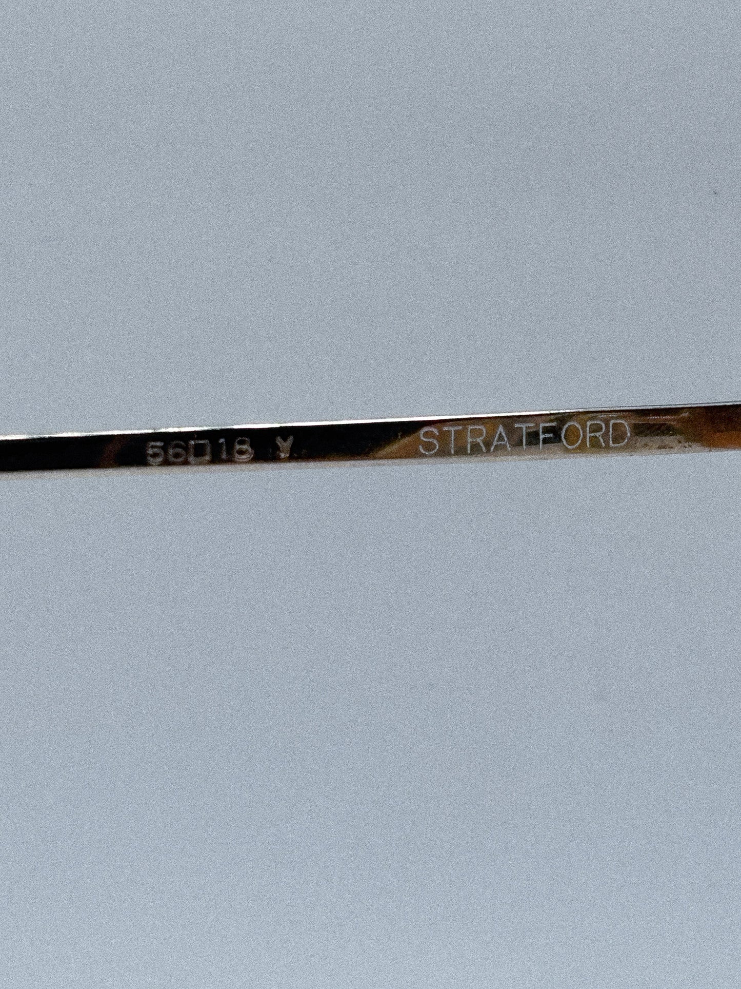 “Amber Horizon” 1980s Peerage Aviator Sunglasses