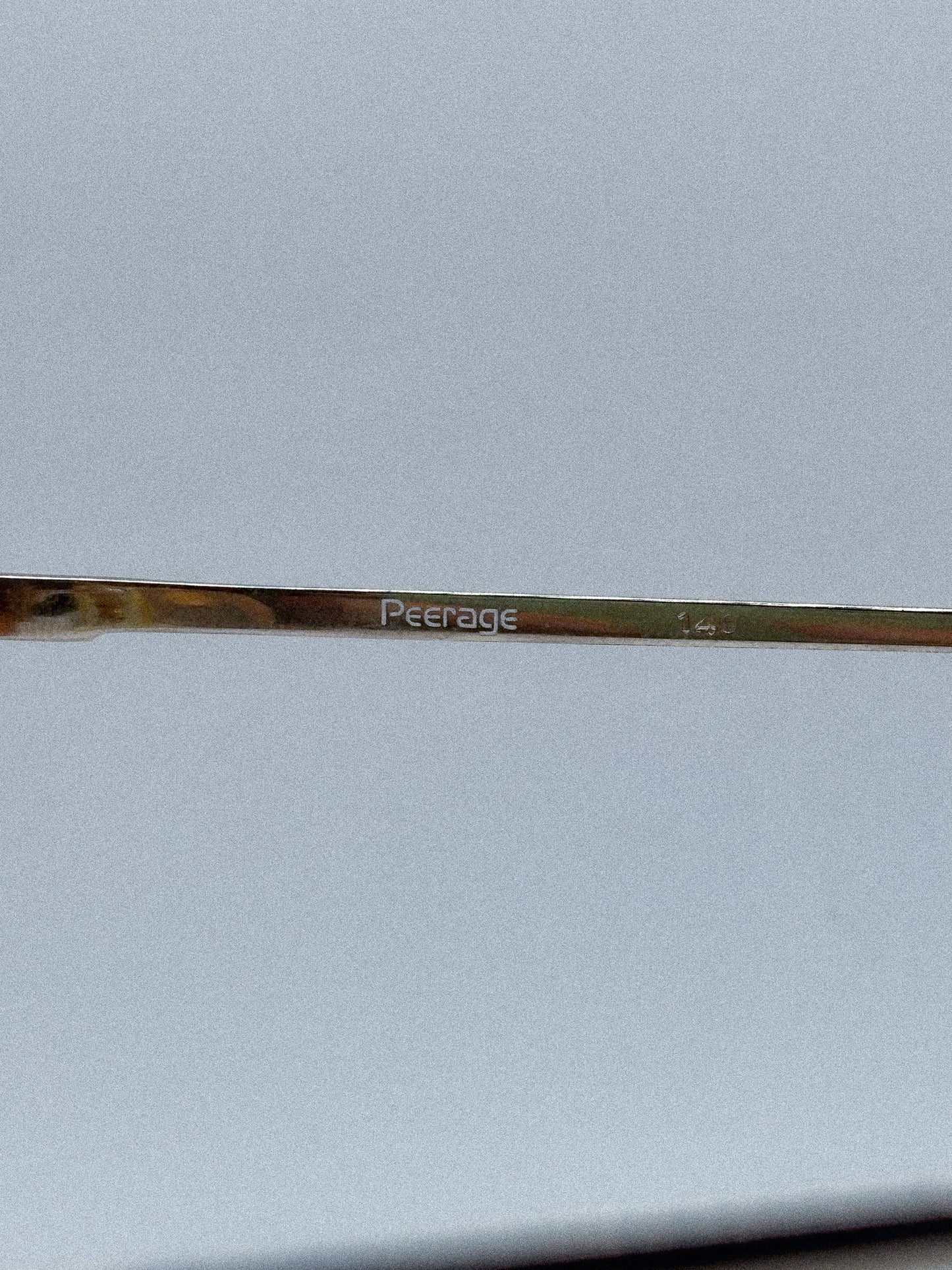 “Amber Horizon” 1980s Peerage Aviator Sunglasses