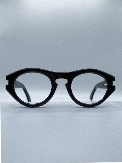 Burgundy Grain | 1990s Esprit Optical Frame