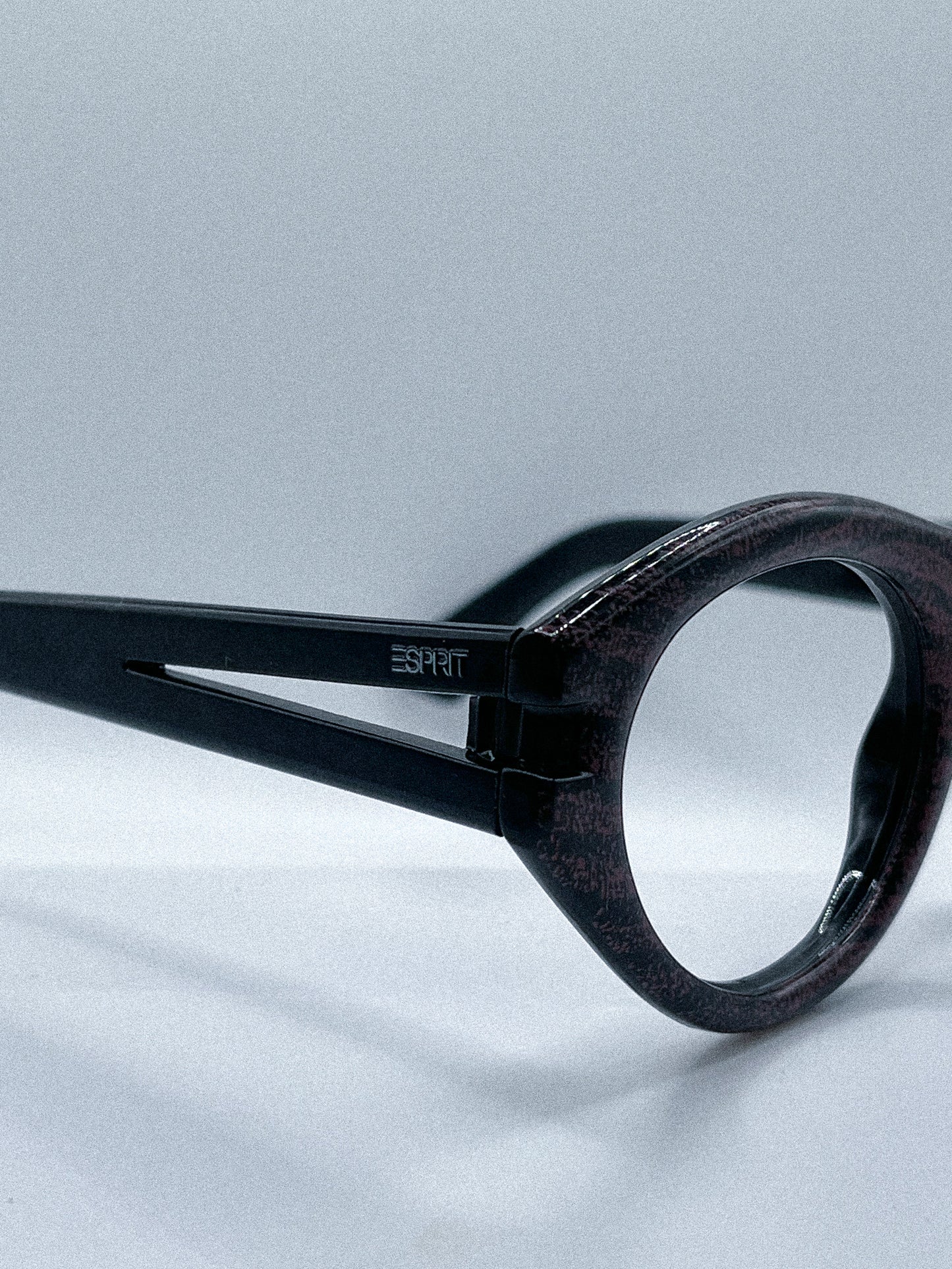 Burgundy Grain | 1990s Esprit Optical Frame