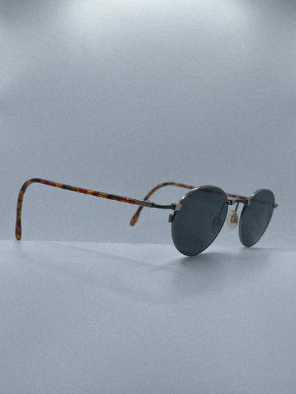 1980s Robert Rudger 0021 Sunglasses | Silver/Tortoise