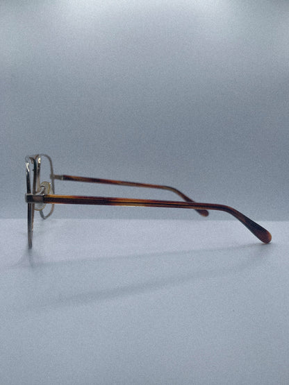 1970s Vintage Aviator Frame | Gold/Tortoise