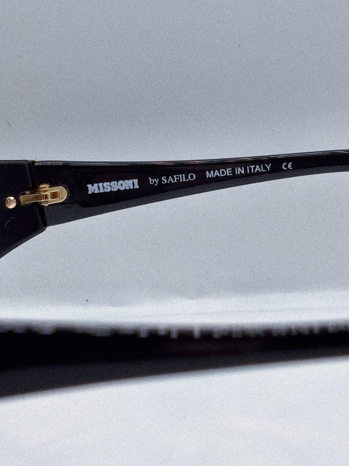 "Obsidian Charm" 1980s Missoni Sunglasses