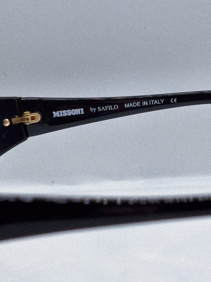 "Obsidian Charm" 1980s Missoni Sunglasses