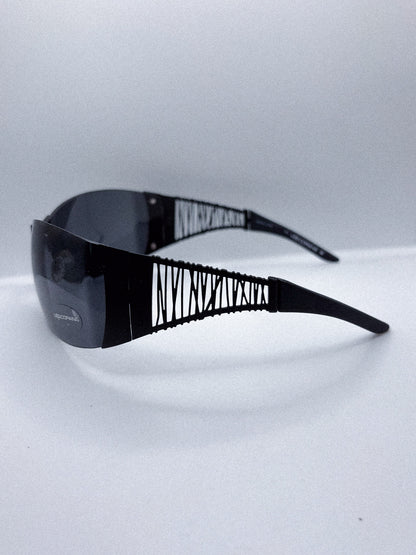"Jet Black" 1990s Les Copains Sunglasses