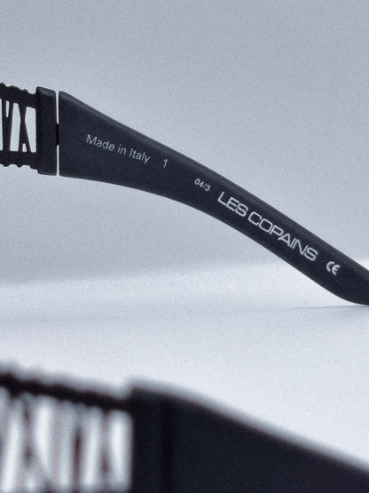 "Jet Black" 1990s Les Copains Sunglasses