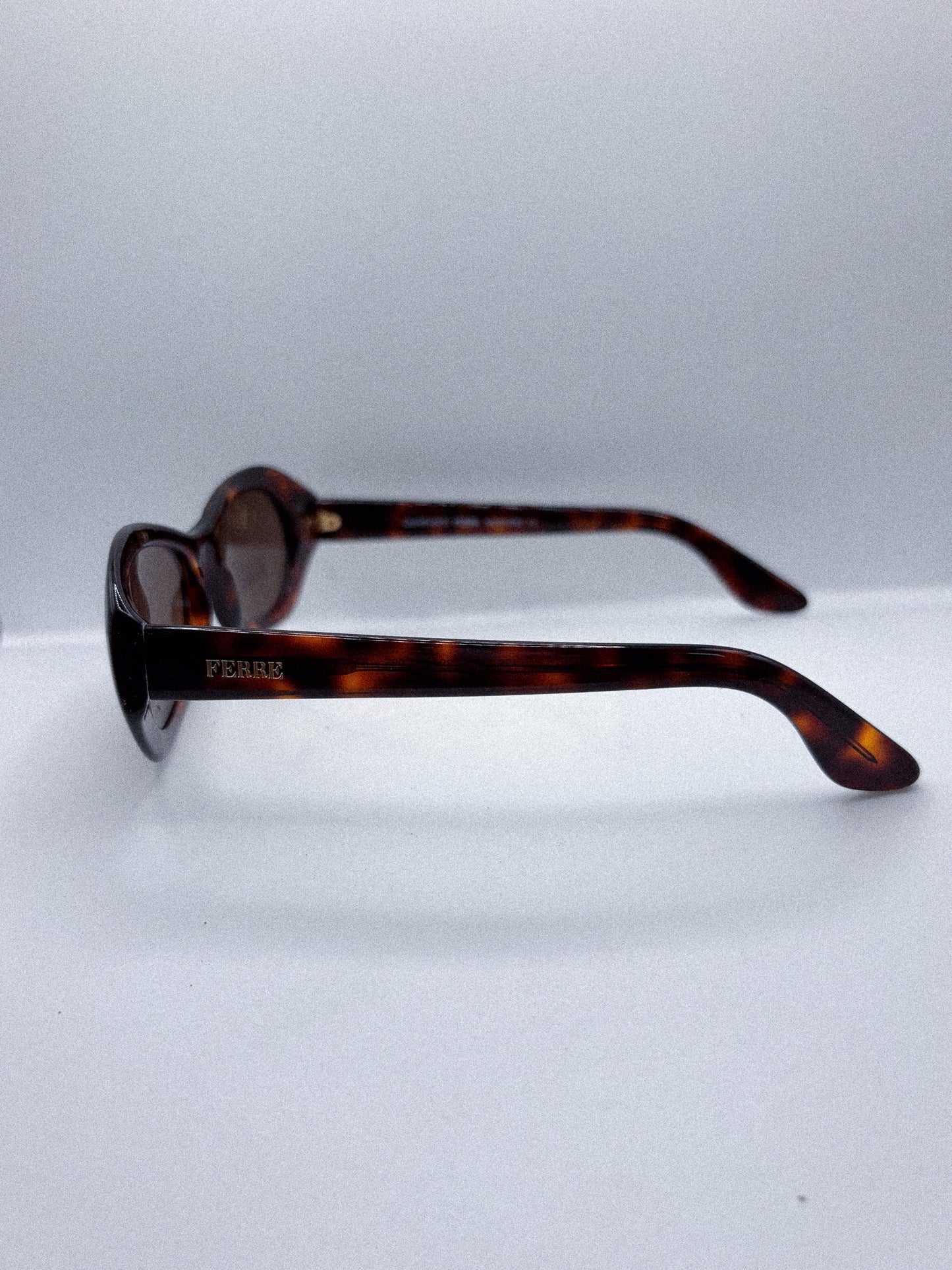 "Tortoise" 1990s Gianfranco Ferre Sunglasses