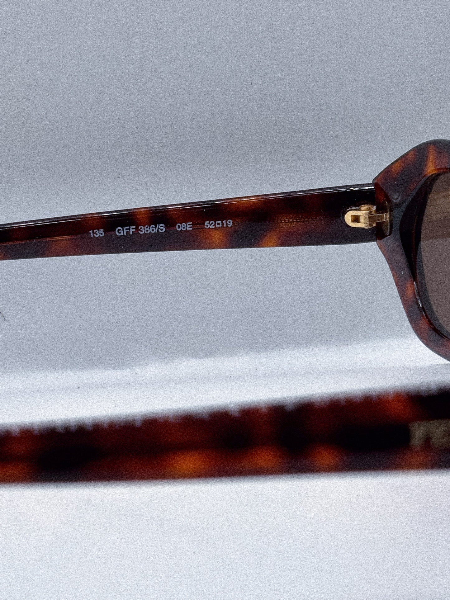"Tortoise" 1990s Gianfranco Ferre Sunglasses