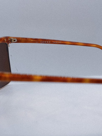 "Mocha Classic" 1980s Gucci Sunglasses