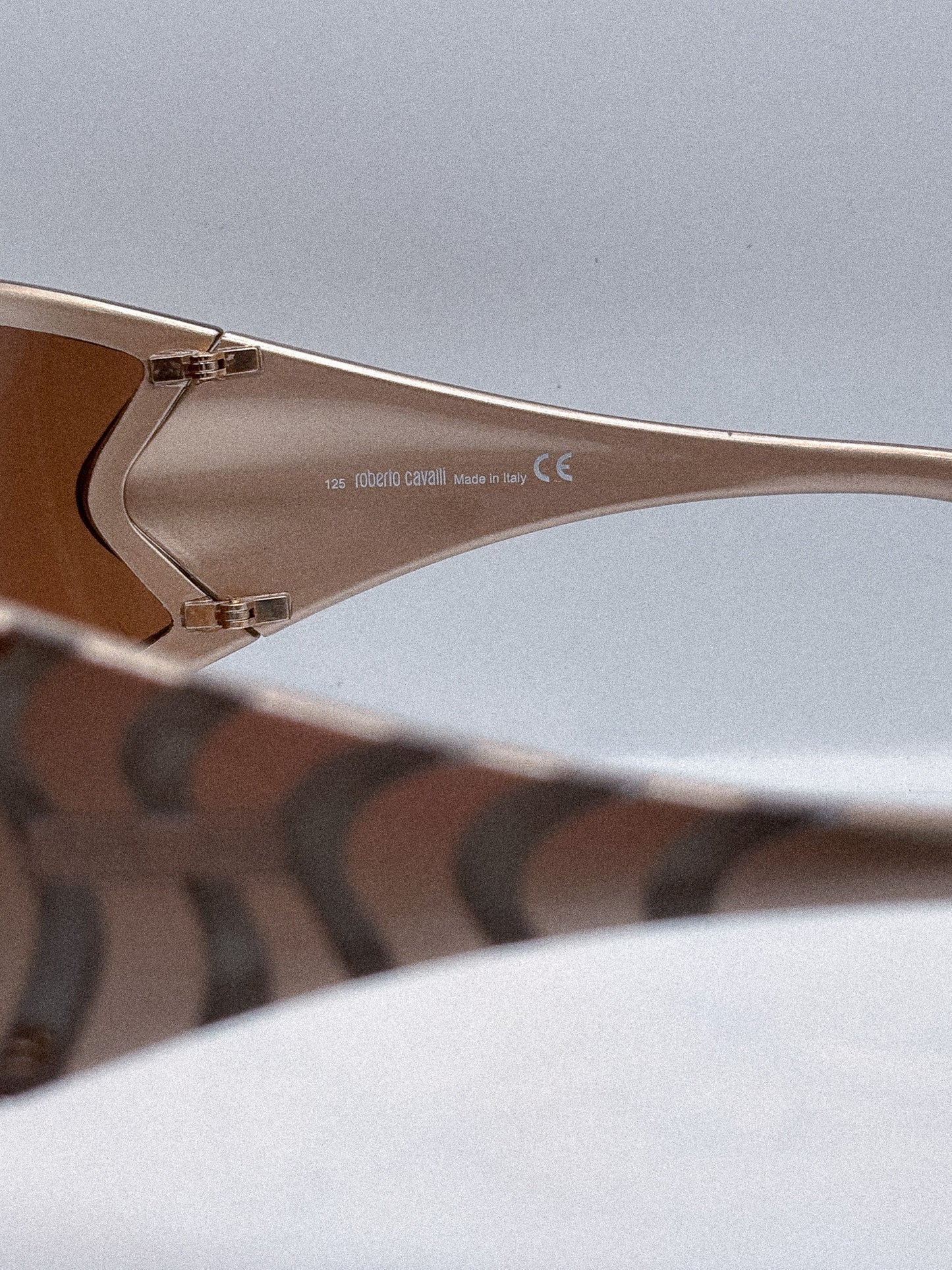 "Mocha Wrap" 1990s Roberto Cavalli Sunglasses