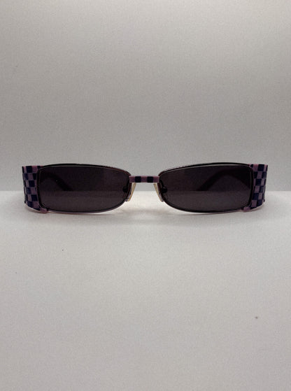 "Violet Plaid" 1990s Gianfranco Ferre Sunglasses