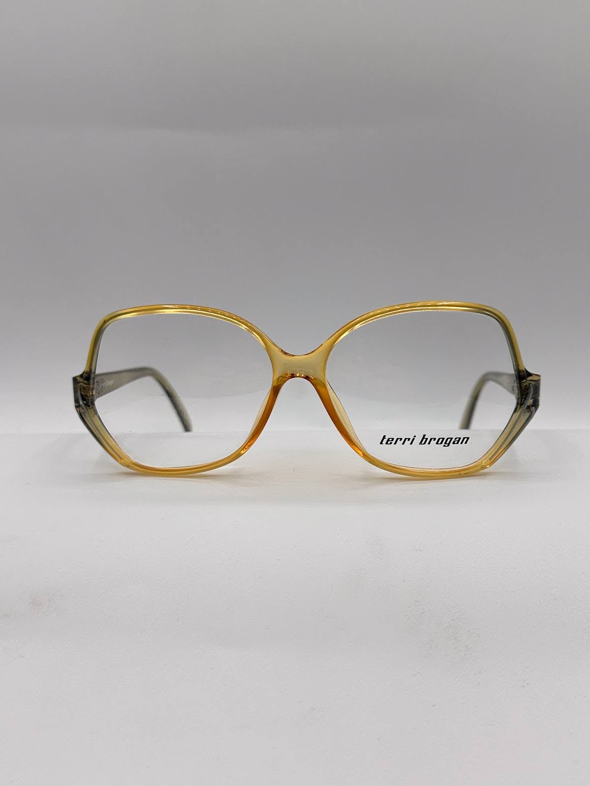 Just Like Honey 1980s Terri Brognan - Optyl Vintage Eyeglass Frame
