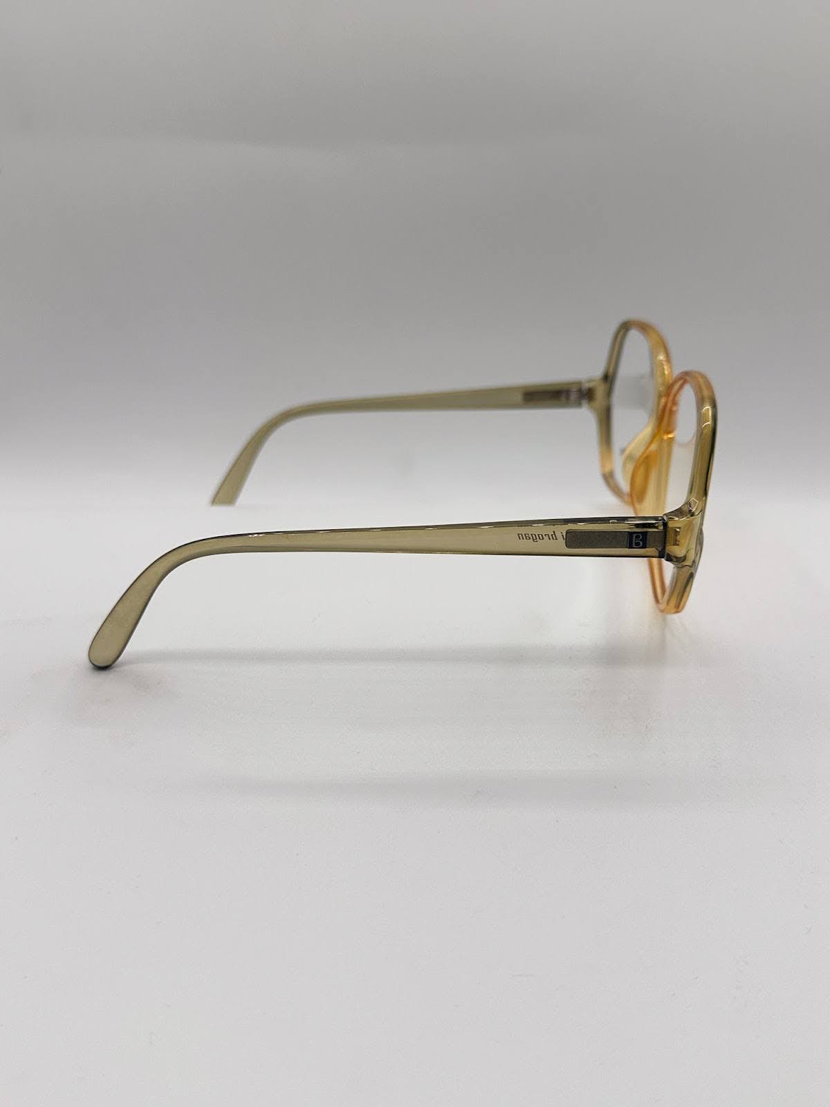 Just Like Honey 1980s Terri Brognan - Optyl Vintage Eyeglass Frame, right side