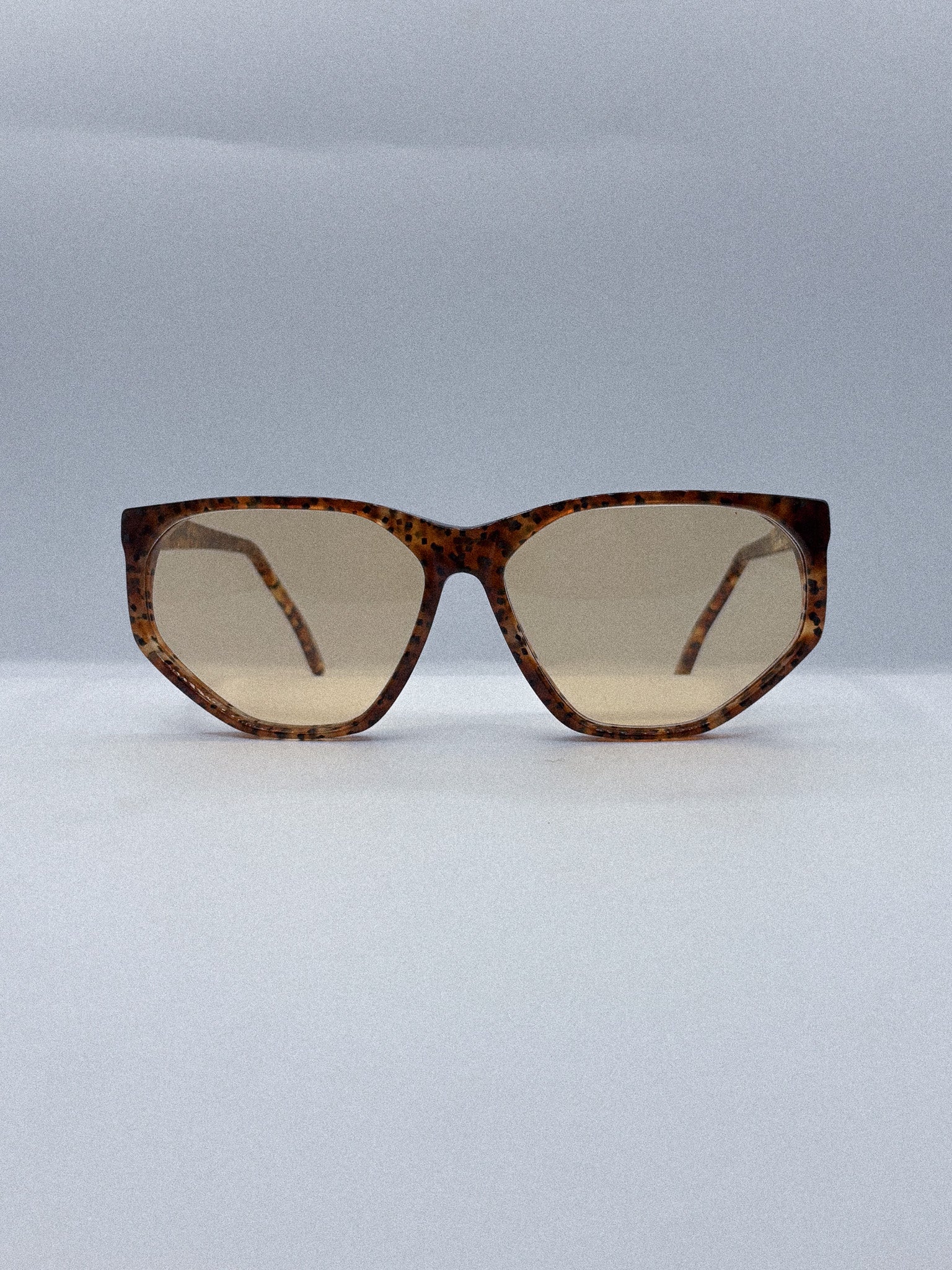 La Directrice 1980s YSL Vintage Sunglasses with New Lenses front side