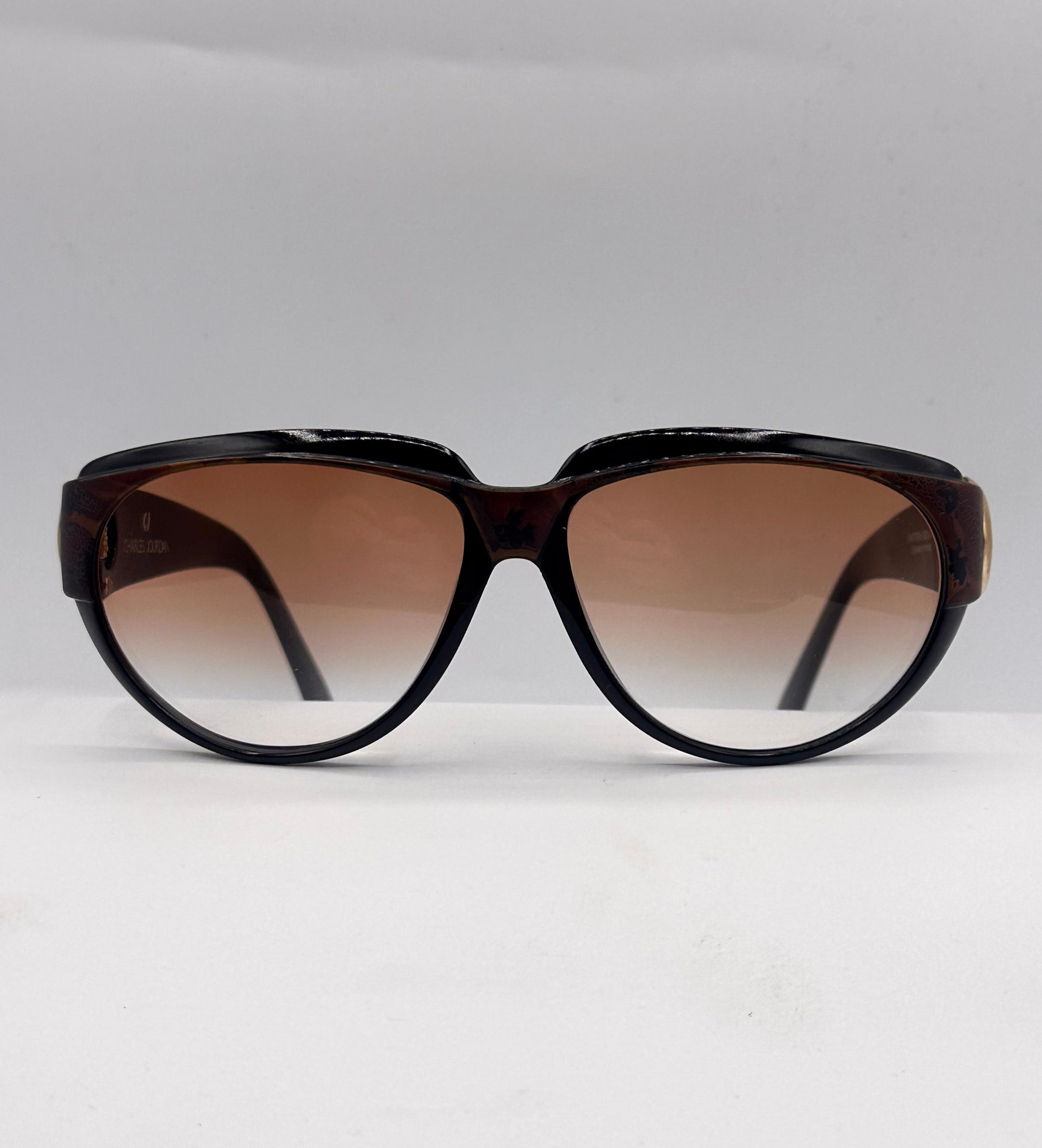 Leather 1980s Charles Jourdan vintage Sunglasses