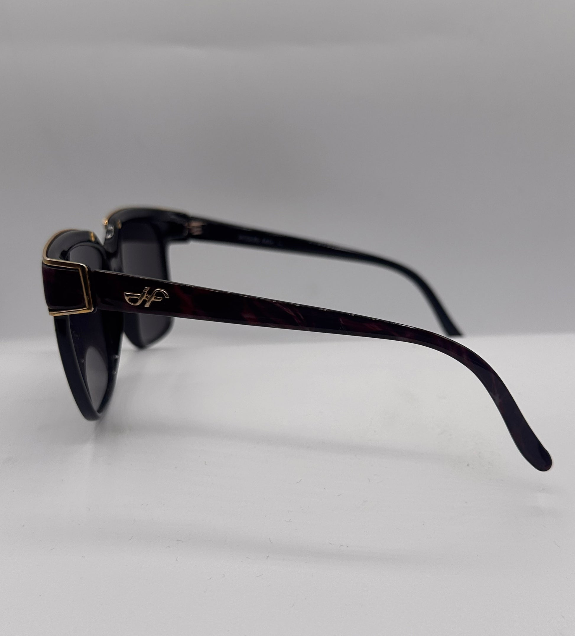 Luxury Law 1980s Jacques Fath vintage Sunglasses, left side