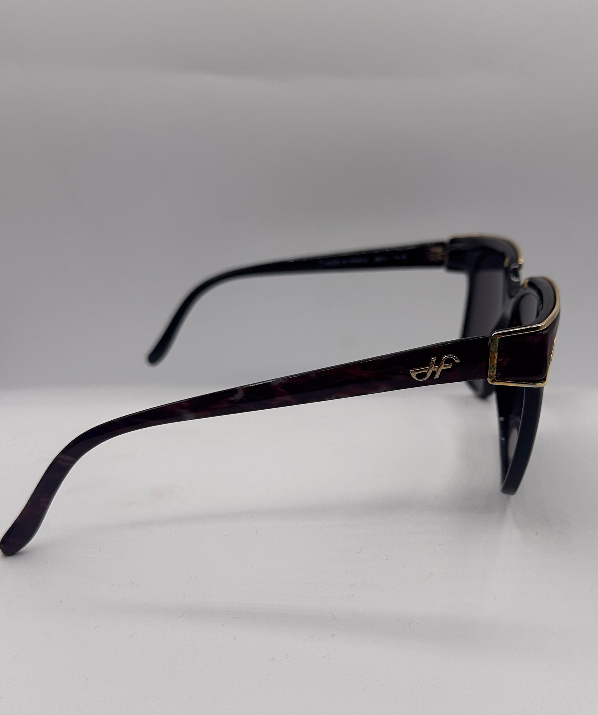 Luxury Law 1980s Jacques Fath vintage Sunglasses, right side