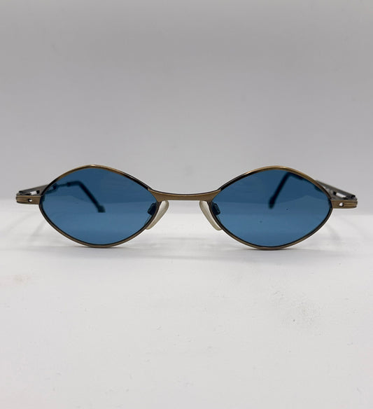Matrix in Blue 1990s Wired Sunglasses