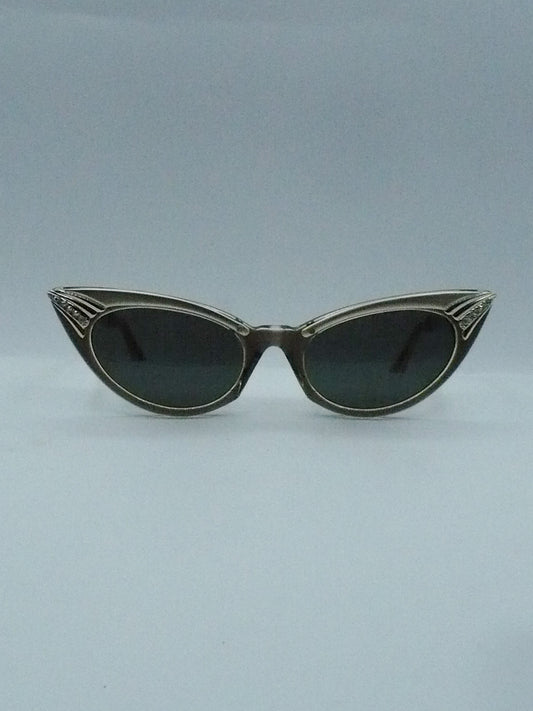 Meow El Gold Sunglasses 1950s