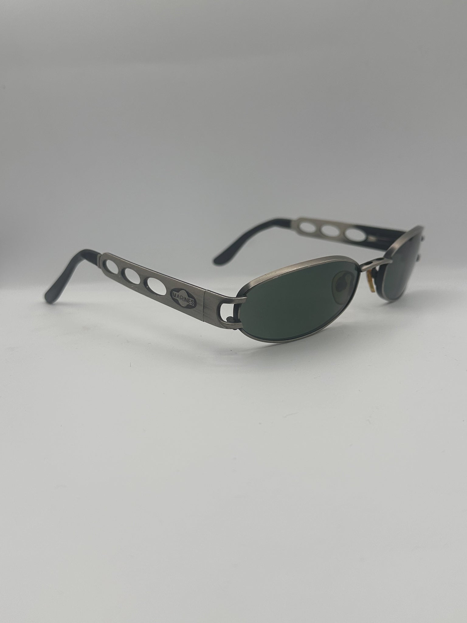 Metal 1990s Marines vintage Sunglasses, right side