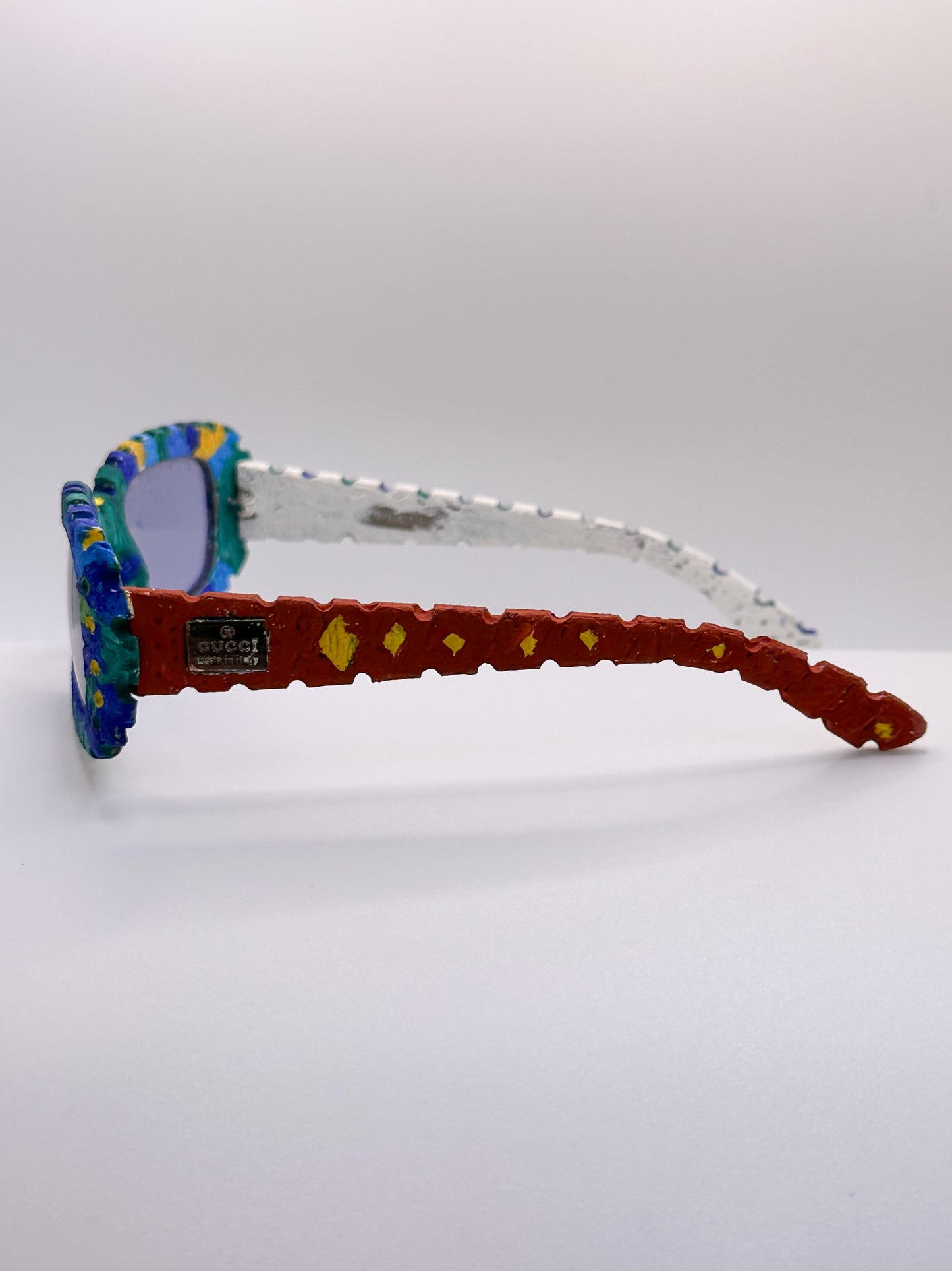Mosaic Morocco Gucci vintage sunglasses, left side