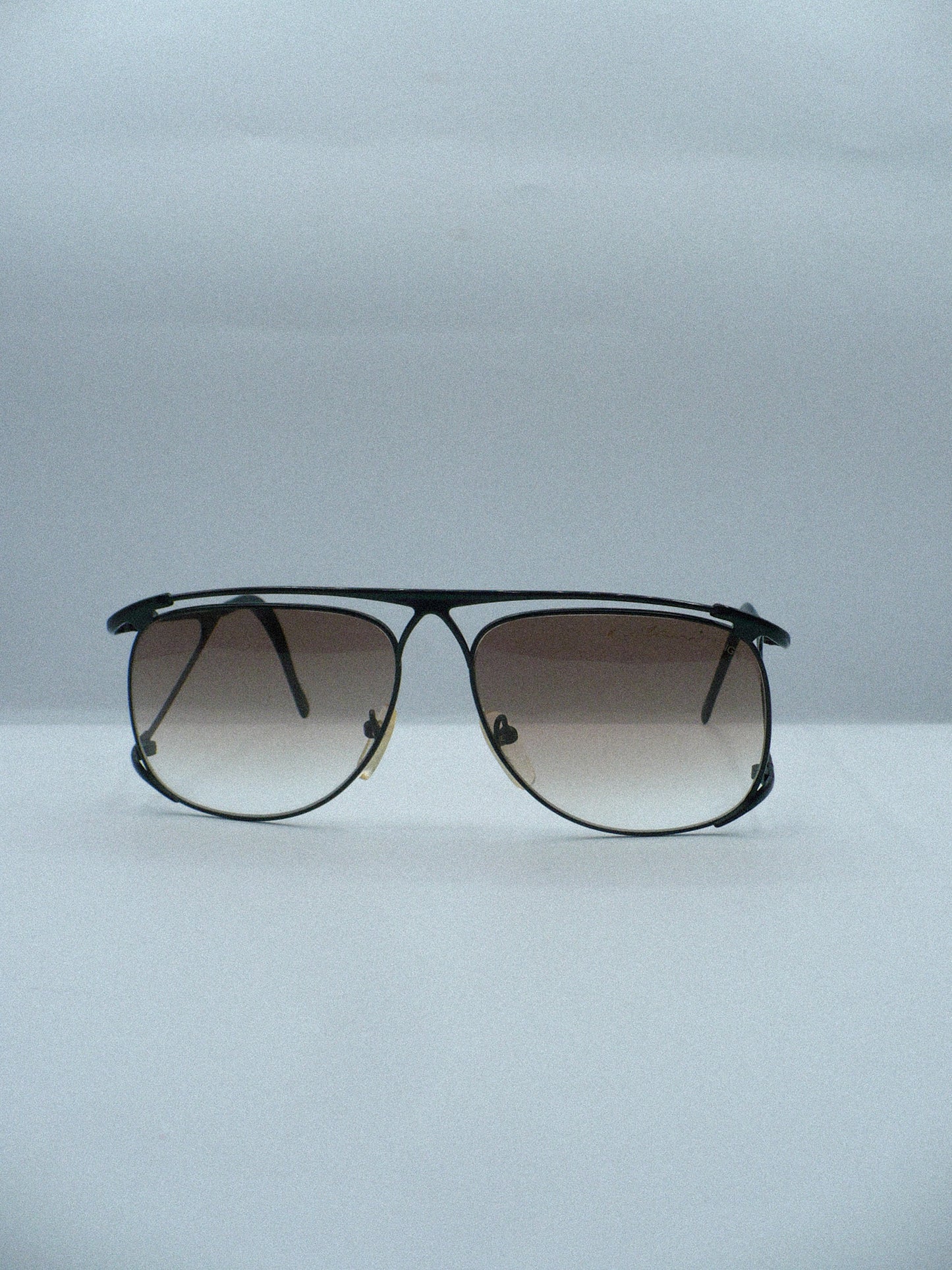 "Optos Black" 1980s Luigi Colani Designer Sunglasses