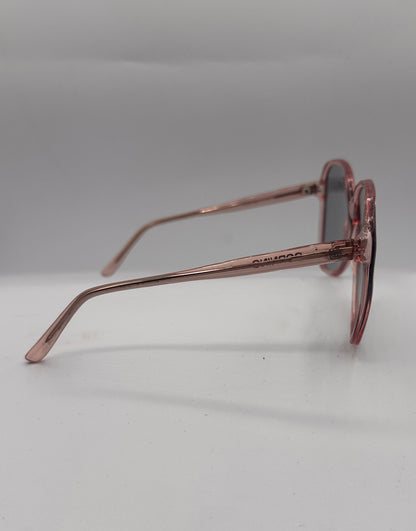 Pink Flowers 1970s Corning Sunglasses, right side
