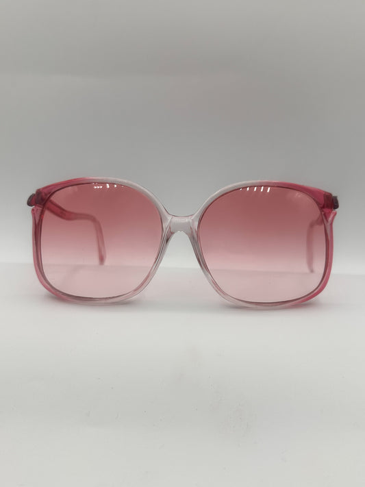 Pink Panther 1980s Pink Oval Sunglasses