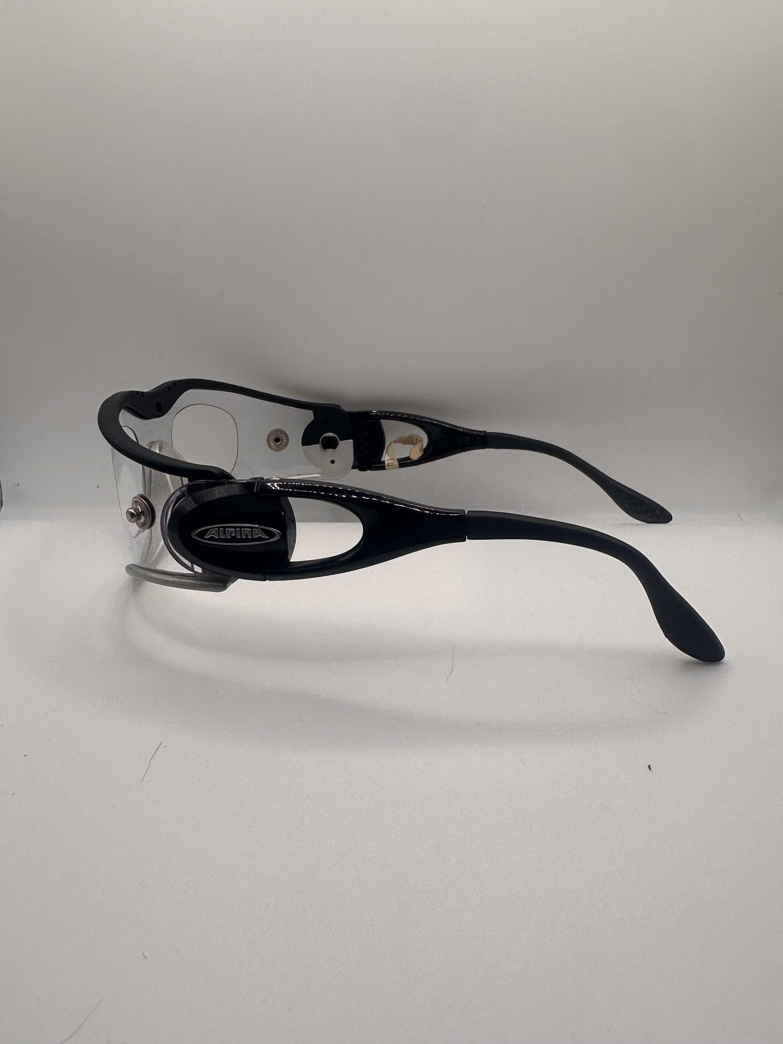 Rare Snap-On Fishing vintage Sunglasses, left side
