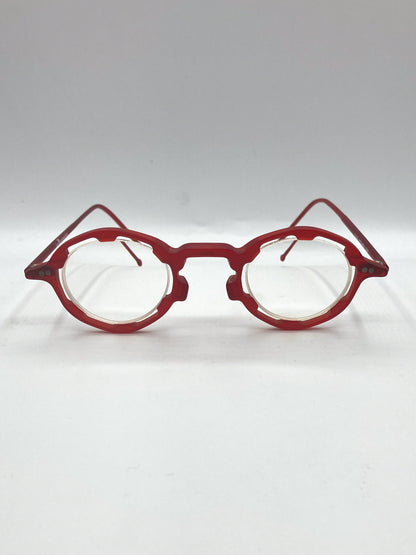 Regumba 228M 1990s L.A. Eyeworks vintage glasses round frame, front side
