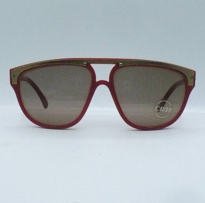 Touch of Red 1980s Mirage Sunglasses front side
