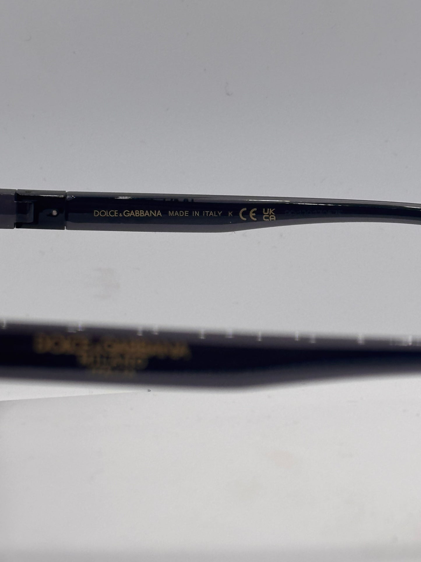 Upscale Pilot Dolce & Gabbana vintage Sunglasses, inner side