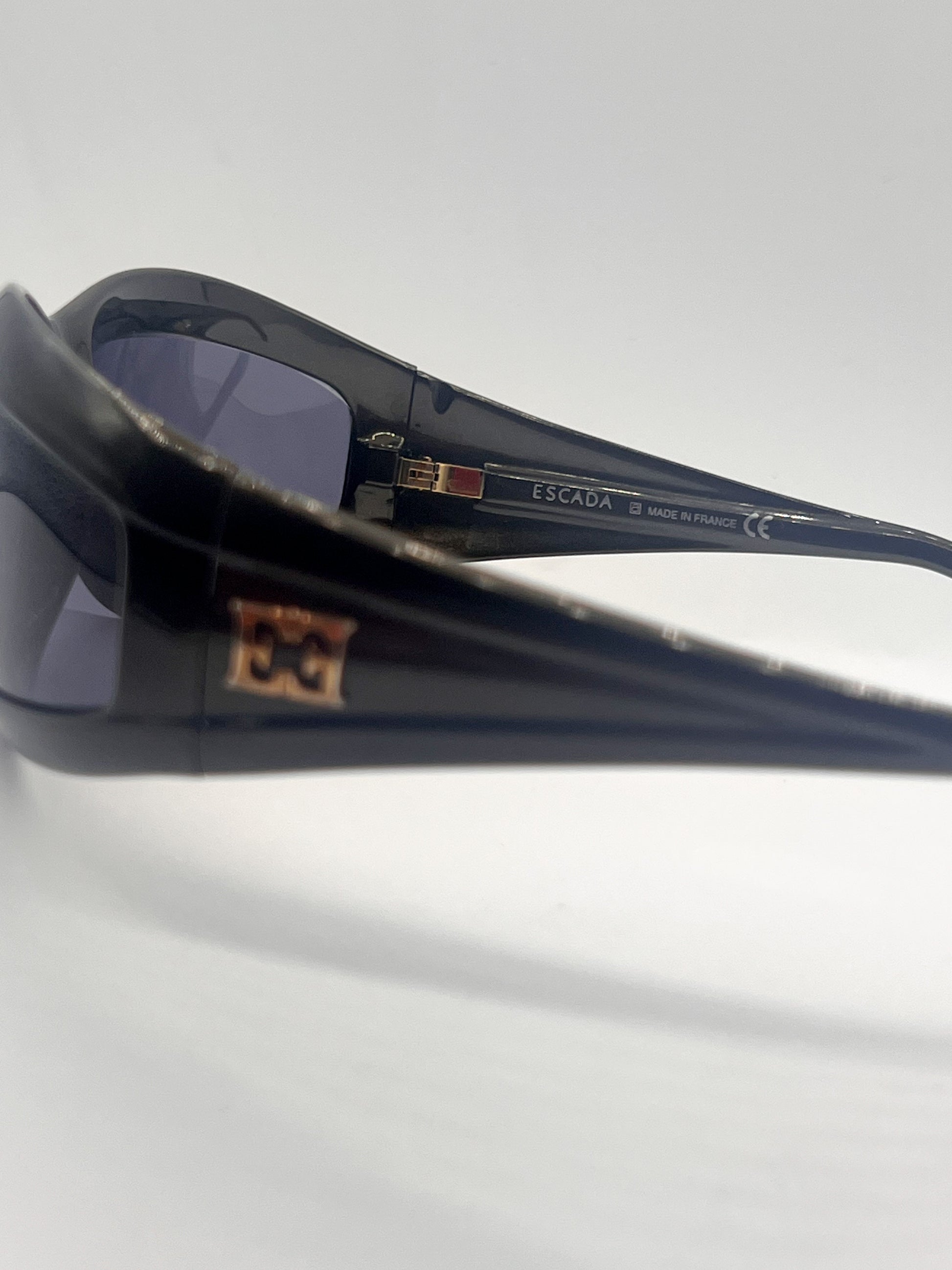 Wrapped Y2K ESCADA vintage sunglasses , left side 2