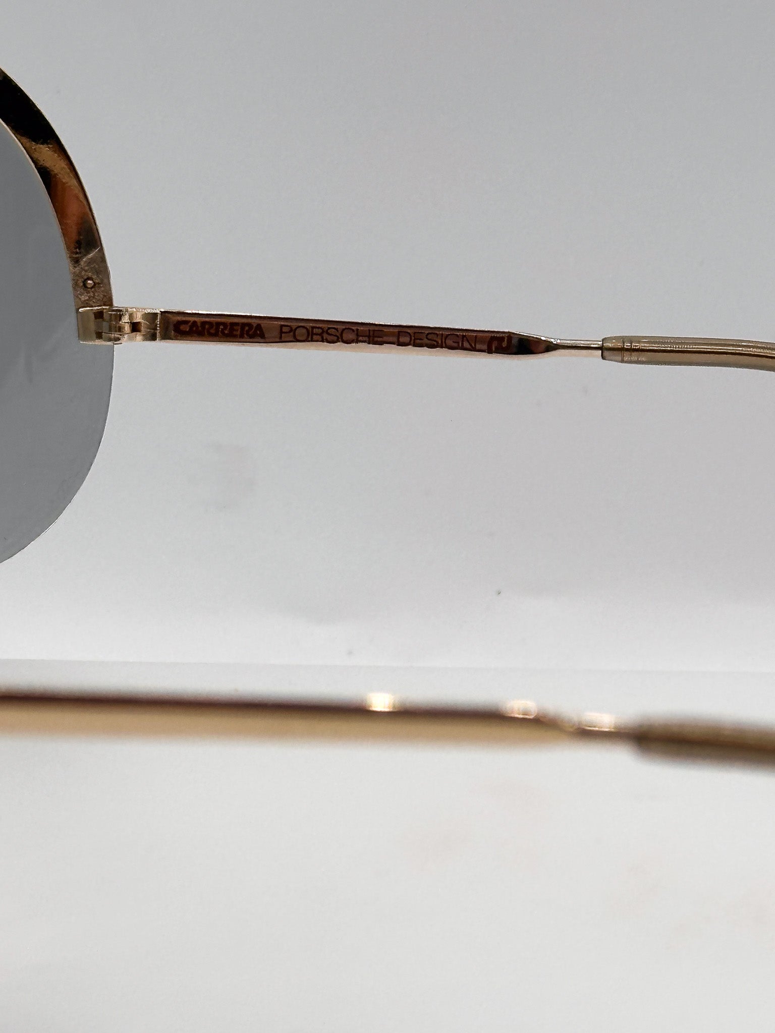 Yoko Ono 1980s Carrera Porsche Design vintage Sunglasses, inner right side