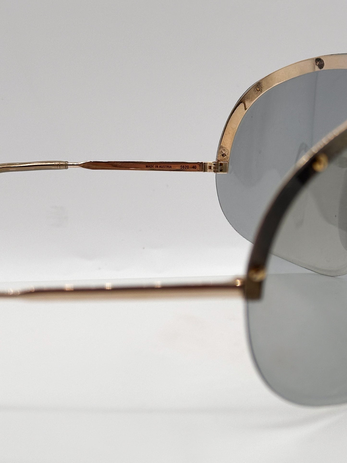 Yoko Ono 1980s Carrera Porsche Design vintage Sunglasses, inner side